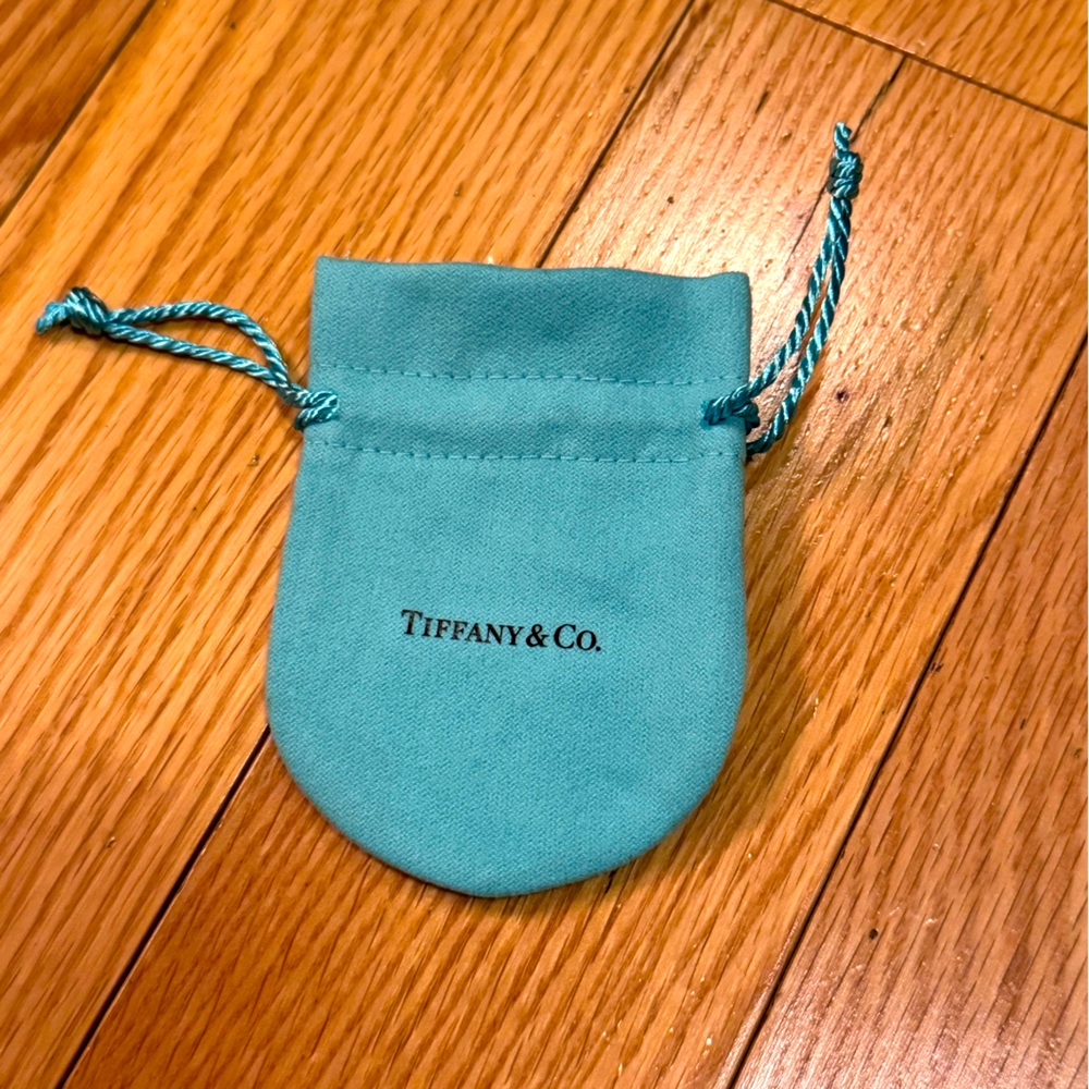 Tiffany & Co drawstring jewelry pouch